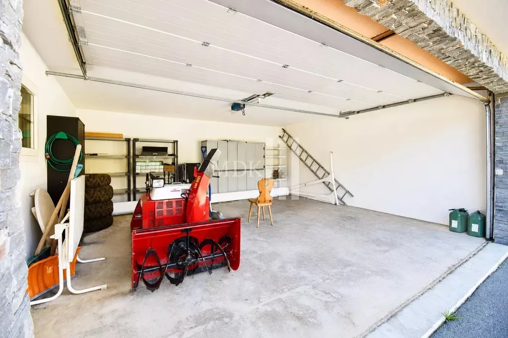 Garage - Luxury Ski Chalet with Panoramic Views in Crosets