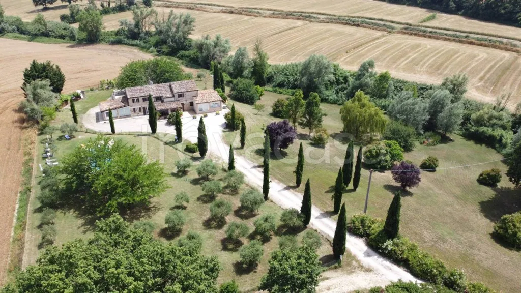 Vista aerea - Rustic Casale with Pool in San Costanzo