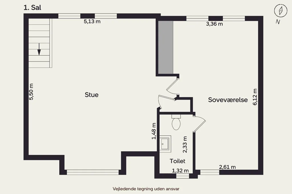Plaan - Villa with Garden in Odense C