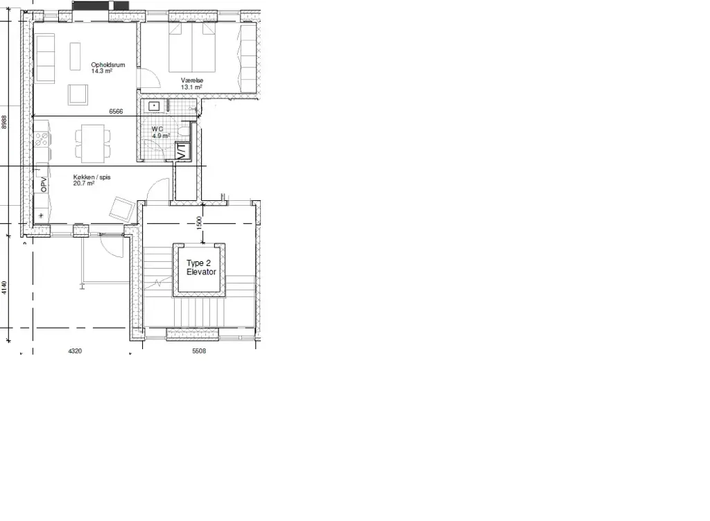 Plan - Spacious 2-Bedroom with South-Facing Balcony in Ry