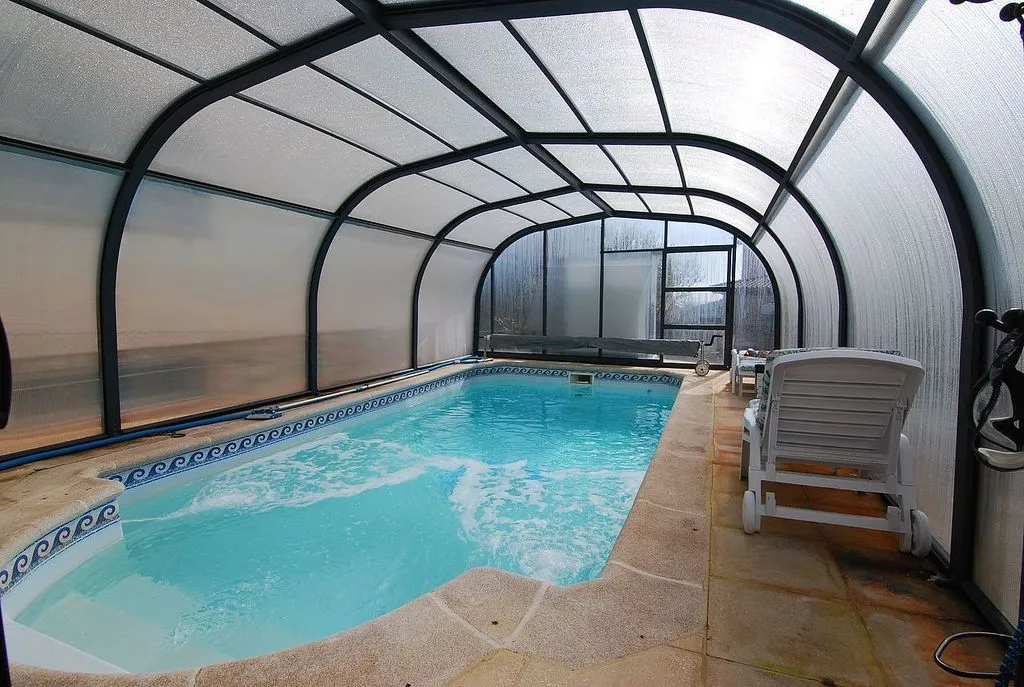 Piscine - Chalet with Pool in Navas del Rey