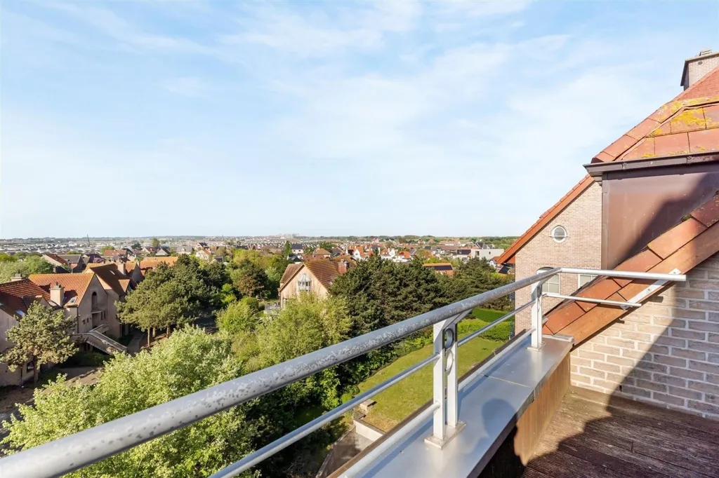Balcony - Spacious Apartment with Polder Views in Blankenberge