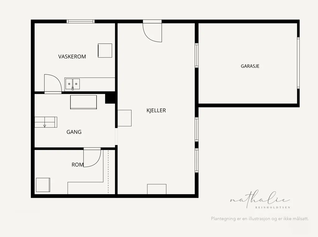 Plan - Detached House with Garden in Radøy