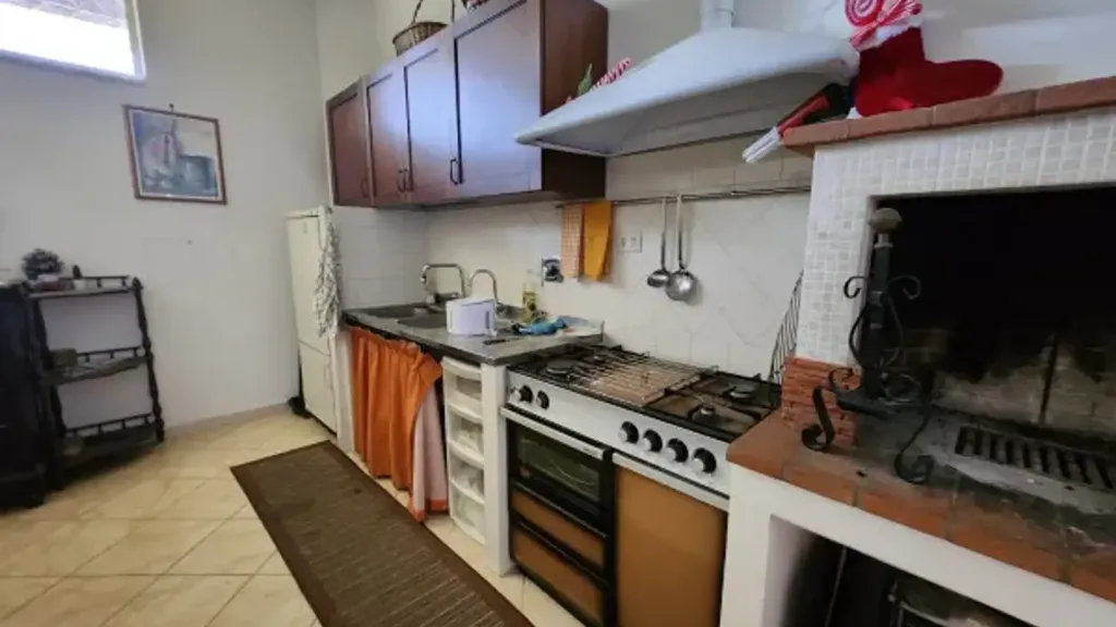Köök - Furnished Flat with Garden in San Cesareo