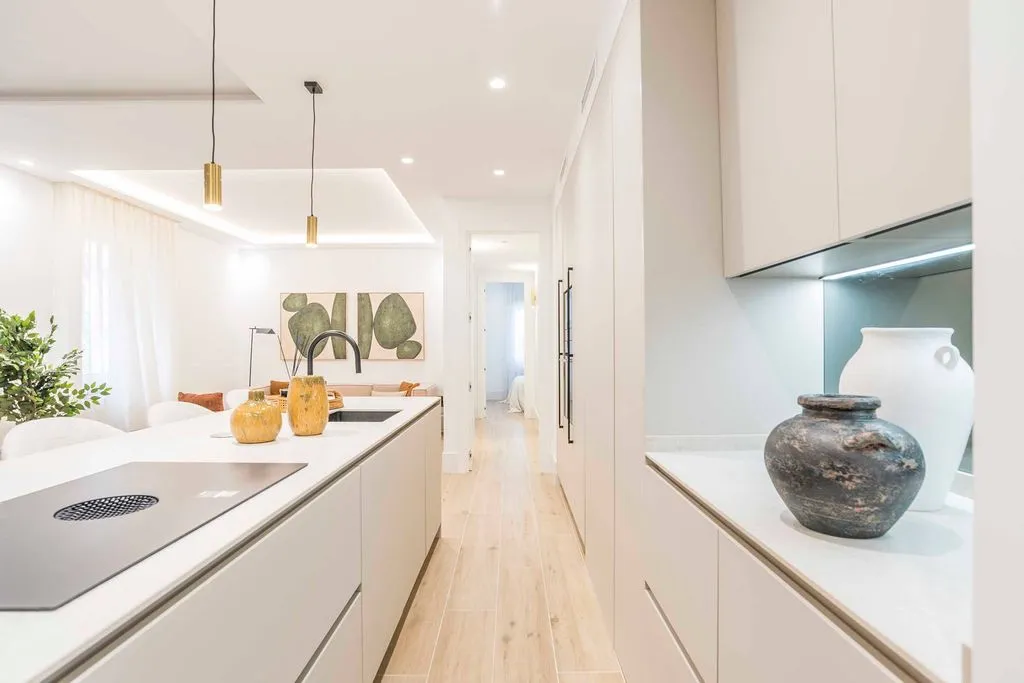 Cuisine - Renovated Flat with City View in Madrid