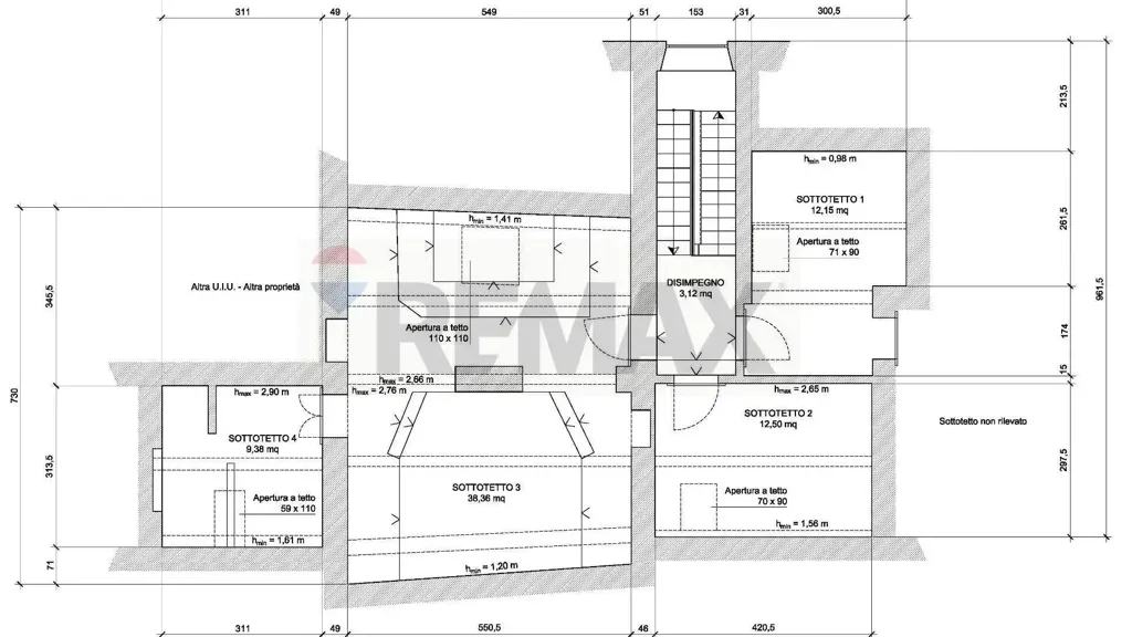 Plan - Historic Apartment with Double Balcony in Novara