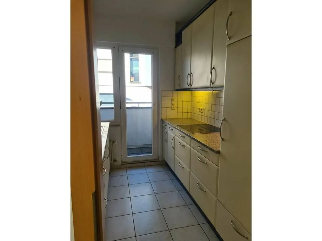Kitchen - Bright Apartment with Balcony in Muhlenbach