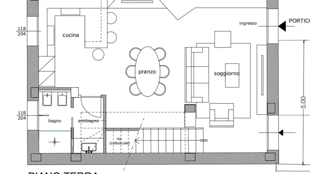 Planimetria - New Bifamiliar Villa with Garden in Pisa