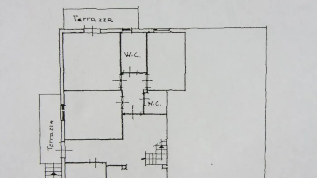 Floor Plan - Panoramic Apartment with Terraces in Montespertoli