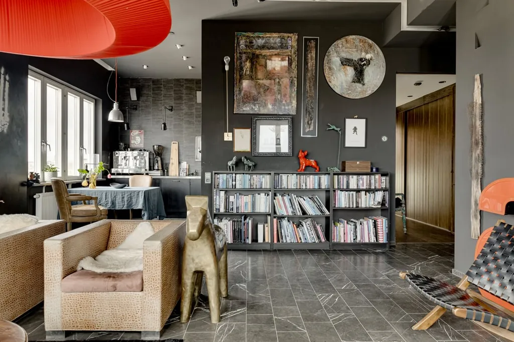Séjour - Modern Two-Bedroom Flat with Dual Terraces in Malmö