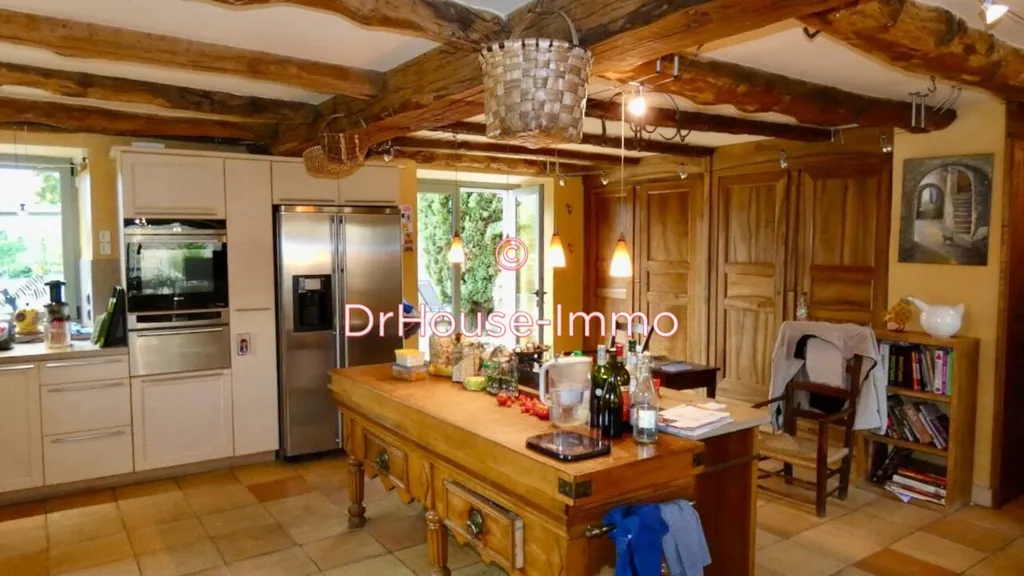 Cucina - Restored Manor with Pool in Amarens