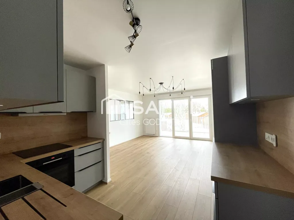 Köök - Modern Flat with Terrace in Vertou Town Centre