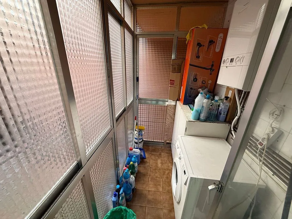 Pesuköök - Bright Apartment with Balcony in Guadalajara