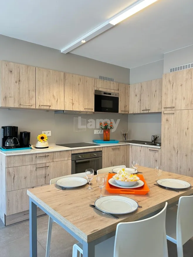Cucina - Charming T3 Apartment with Loggia in Nice