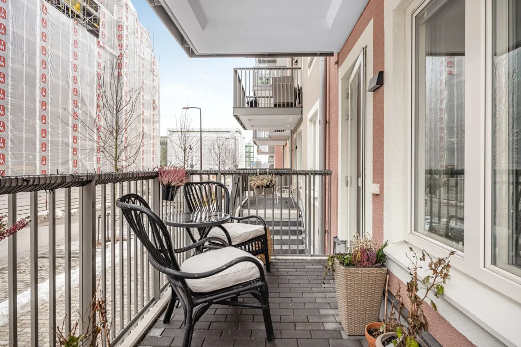 Balcon - Appartement 4 pièces à Täby