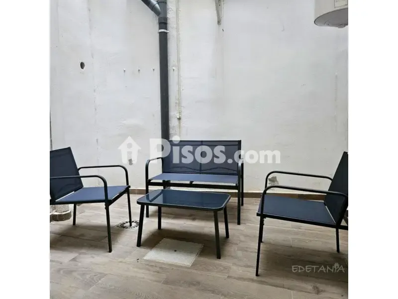 Garden - Furnished Flat with Terrace in Moncada
