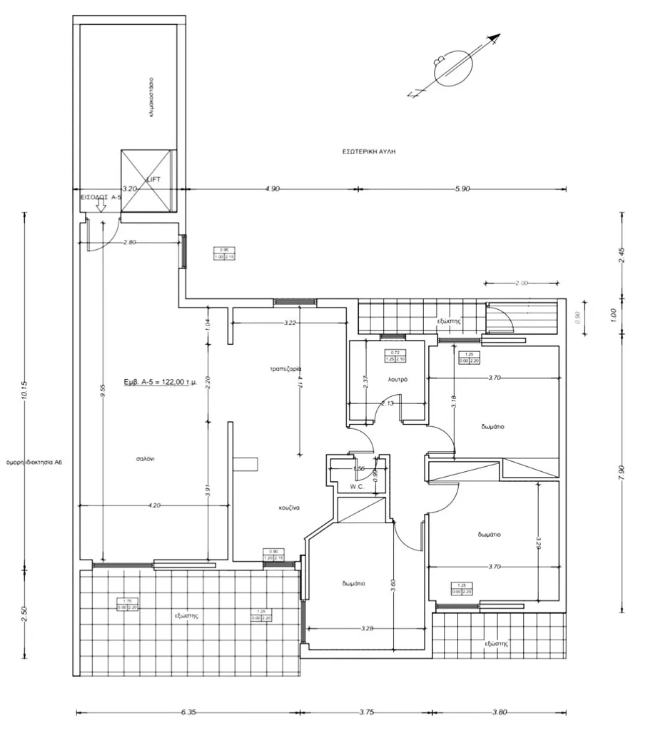 Plan - Renovated Apartment with Panoramic View in Marousi