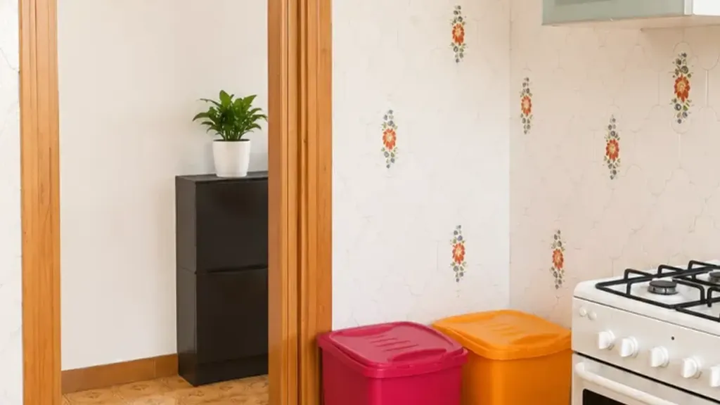 Cuisine - Spacious Trilocale with Balcony in Gattatico