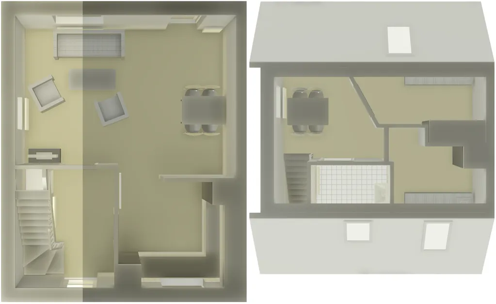 Plaan - 3-Bedroom Flat with Terrace in Sønder Felding