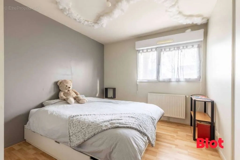 Camere da letto - Type 3 Apartment with Garden in Rennes