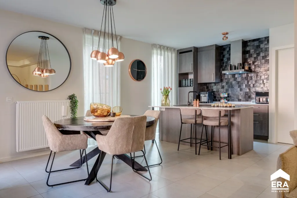 Salle à manger - Appartement Moderne au RDC avec Terrasse à Genk