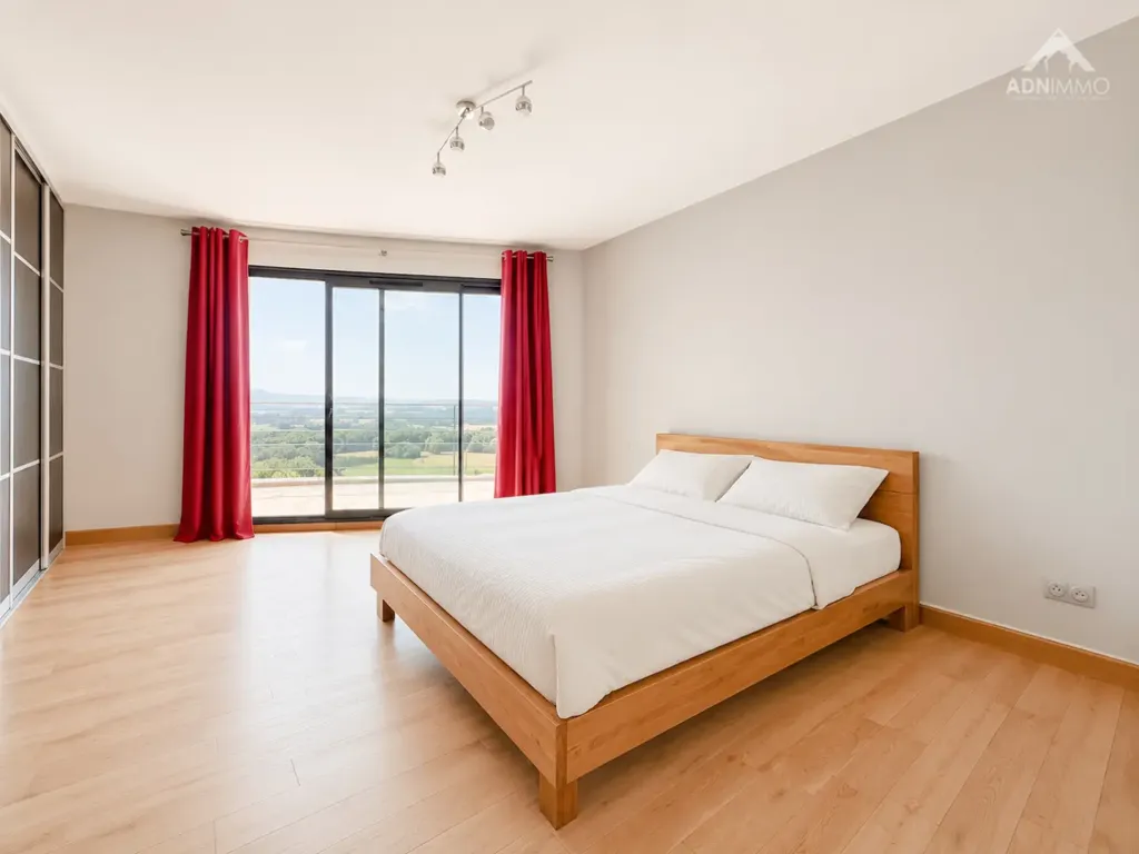Bedrooms - 6-Bedroom House with Pool in Challex