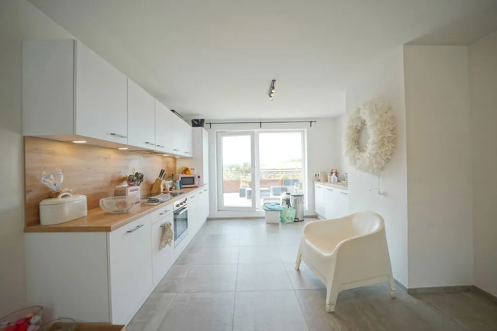 Köök - Penthouse with Terrace in Angleur