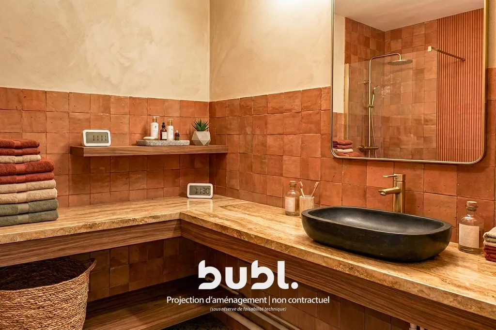 Bathrooms - Bright Apartment with Balcony in Parc d'Hiver