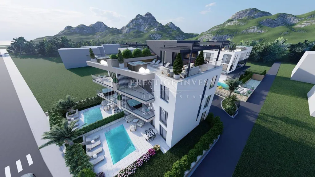 Exterior - Modern Apartment with Sea View in Sukošan