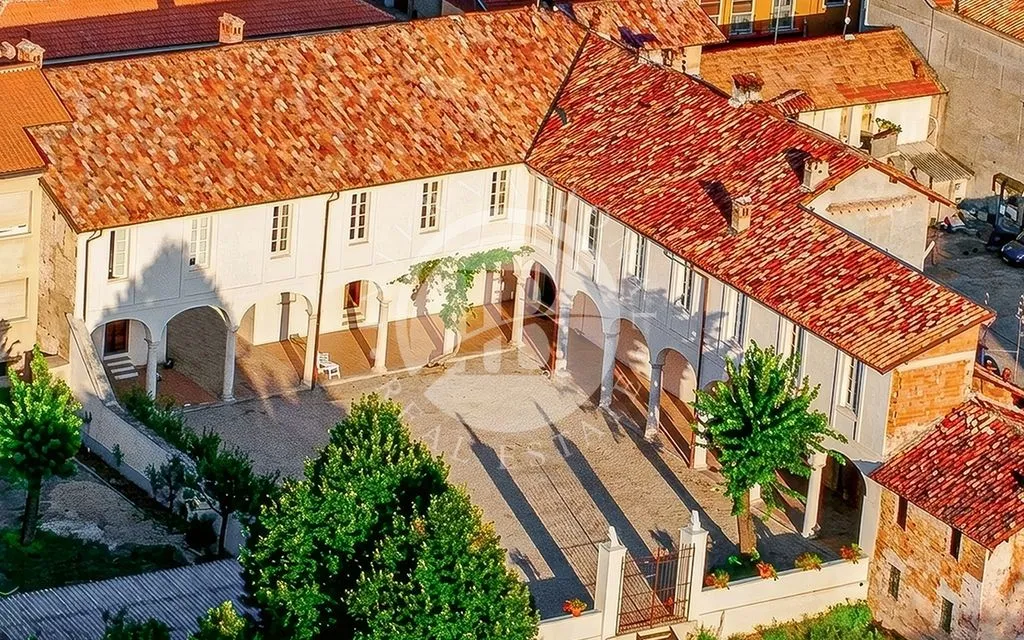 Vue aérienne - Historic Villa with Private Pool in Ozzero, Lombardy