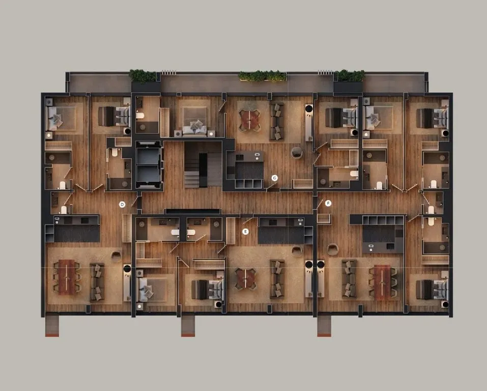 Plan - Luxury Flat with Balcony in Santos, Lisbon