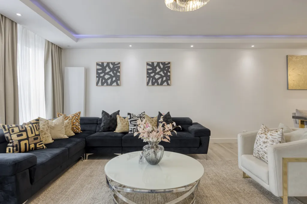 Séjour - Appartement avec Jardin au Rez-de-Chaussée à Gooreind