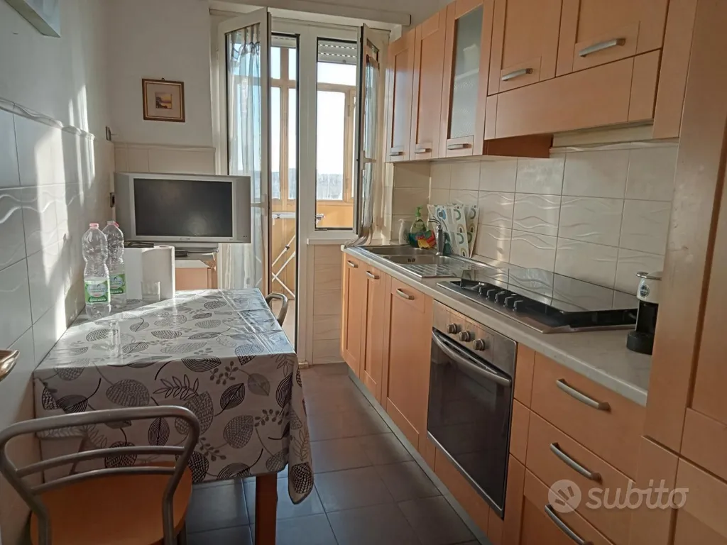 Cuisine - Penthouse with Panoramic View in Monti Tiburtini