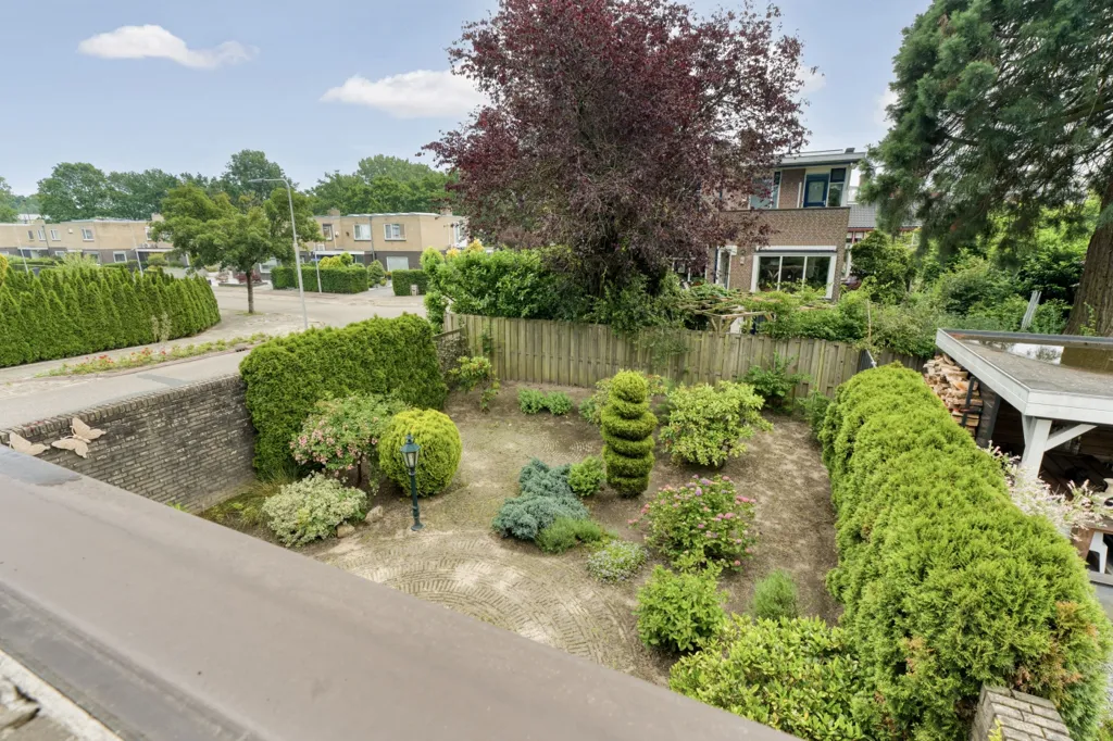Vue aérienne - Corner House with Garden in Arnhem