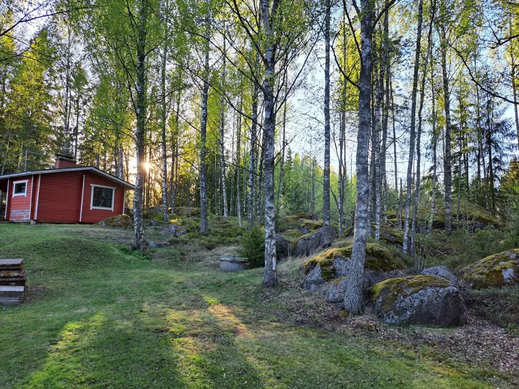 Garden - Cottage with Seafront Plot in Hellnäs