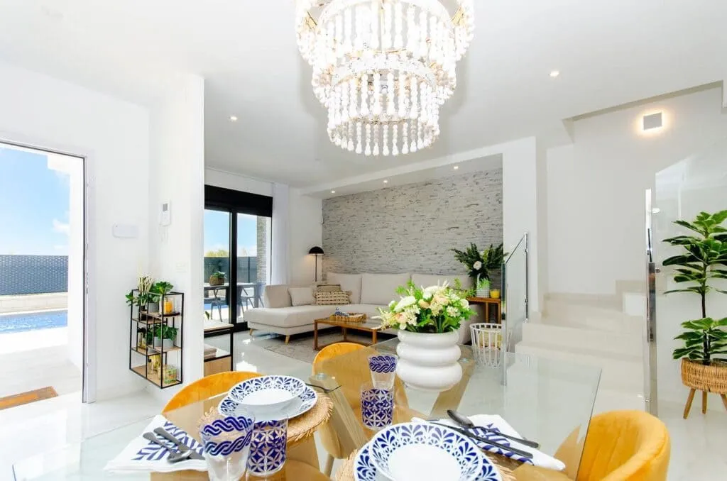 Salle à manger - Semi-Detached Villa with Private Pool in Vistabella