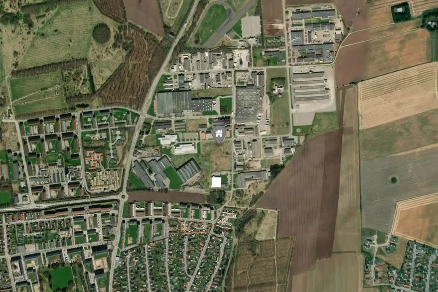 Vue aérienne - Industrial Plot in Randers