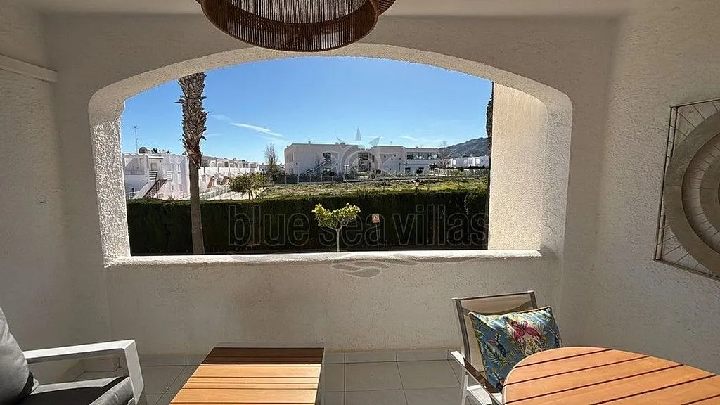 Terrasse - Seasonal Apartment with Pool in Mojácar Playa