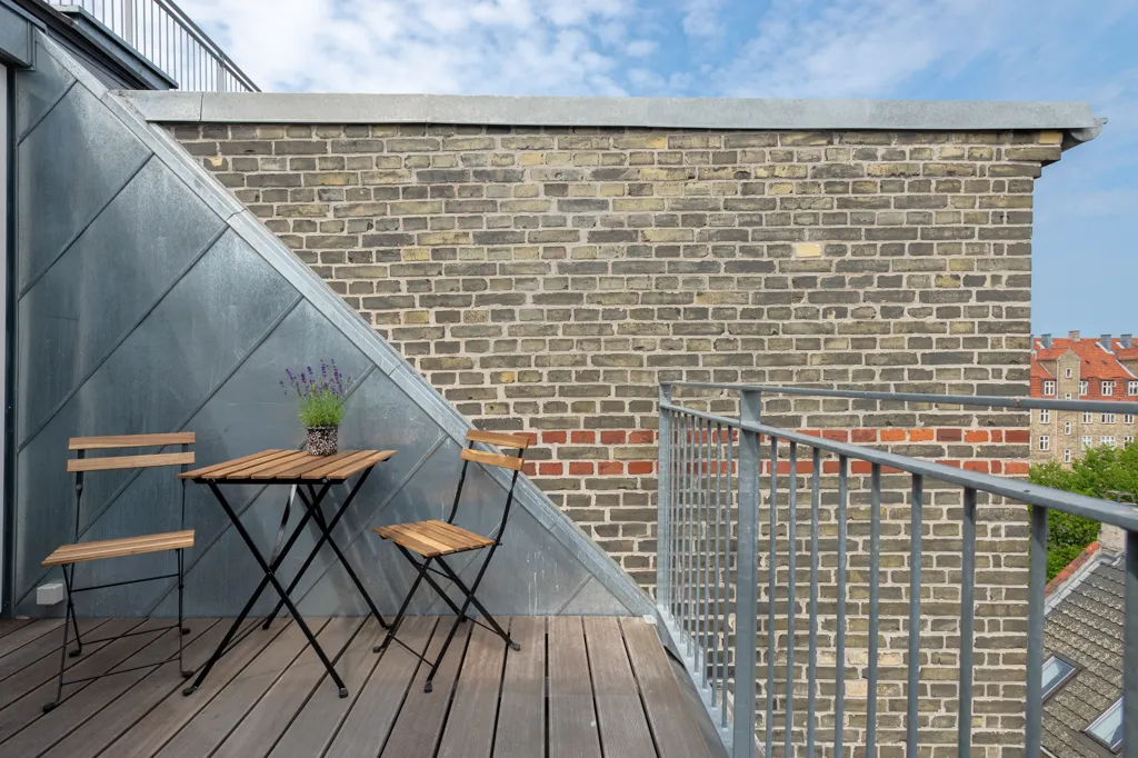 Balcon - Apartment with Rooftop Terrace in Frederiksberg