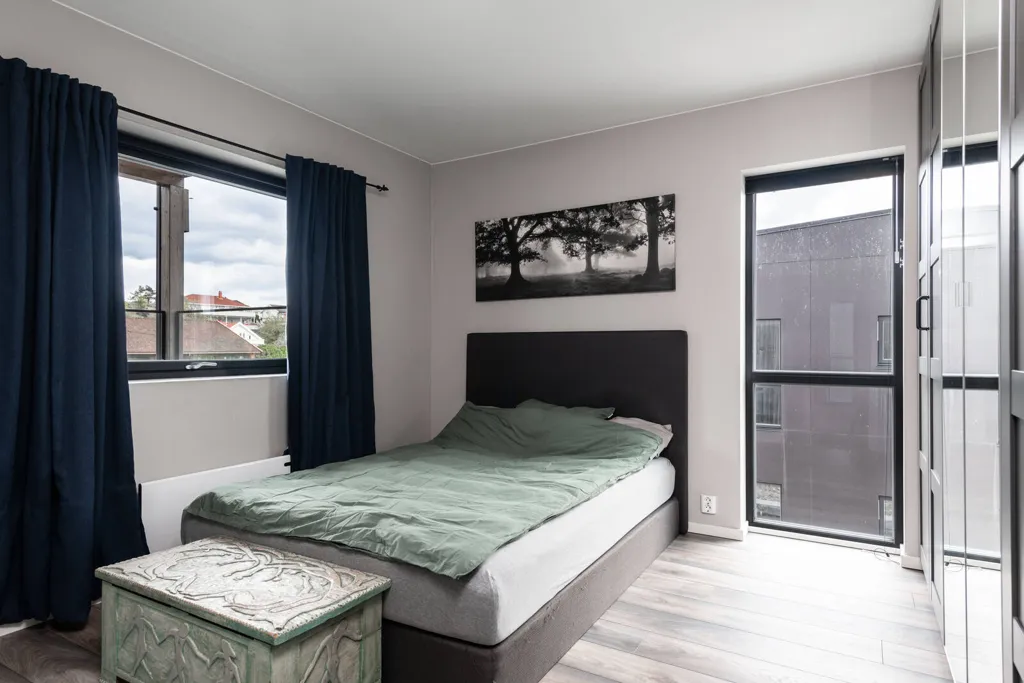 Chambres - Modern Flat with South Terrace in Hannestad
