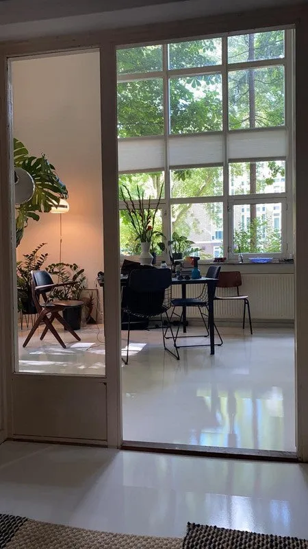 Living Room - Apartment with Garden in Amsterdam