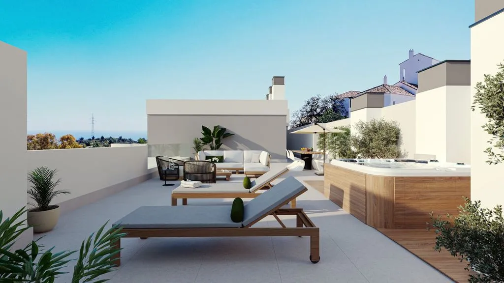 Terrasse - Luxury Apartment with Sea View in Marbella