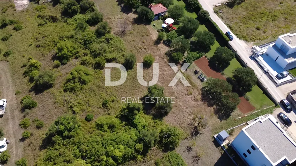 Vue aérienne - Building Plot with Sea View in Sukosan, Zadar