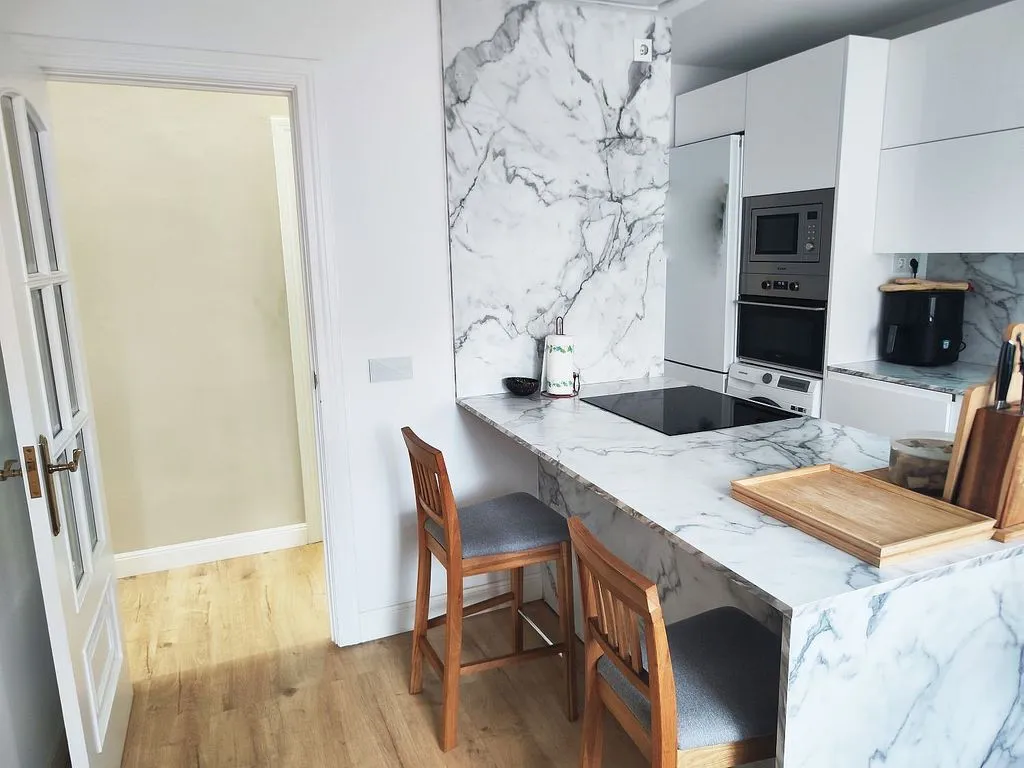 Cuisine - Modernised Flat with Terrace in Palencia Centre