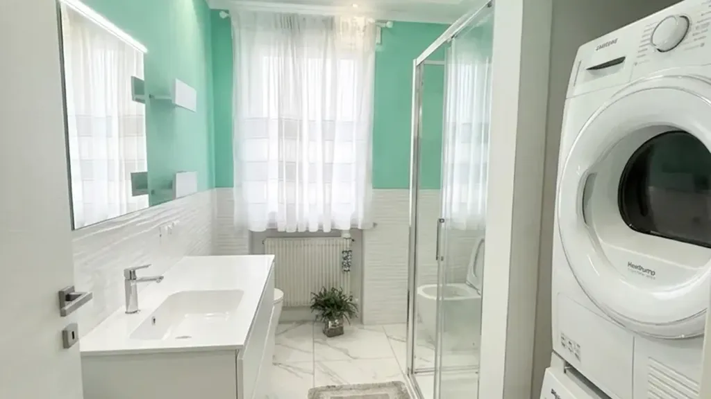 Salles de bain - Rustic-Style Apartment with Terrace in Maser