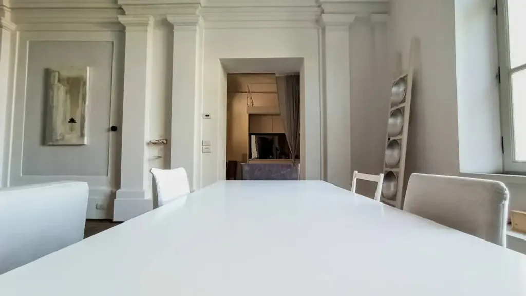 Söögituba - Historic Two-Bedroom Apartment in Capodimonte, Ancona