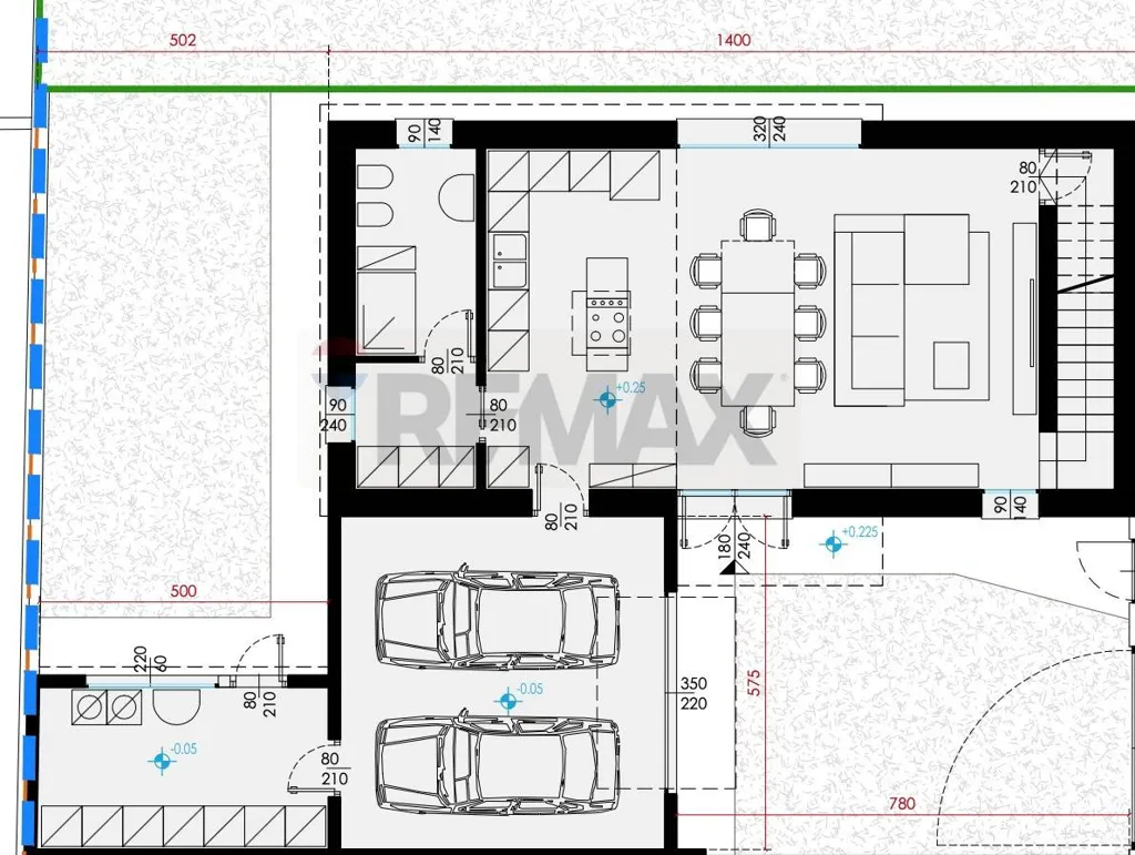 Plan - Modern Villa with Garden in Parabiago