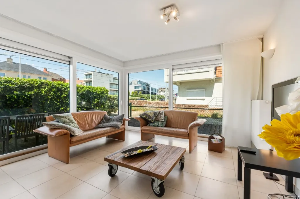 Séjour - Appartement avec Jardin à Sint-Idesbald