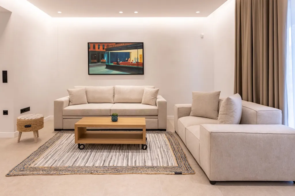 Soggiorno - Flat with Panoramic View in Neos Kosmos, Athens