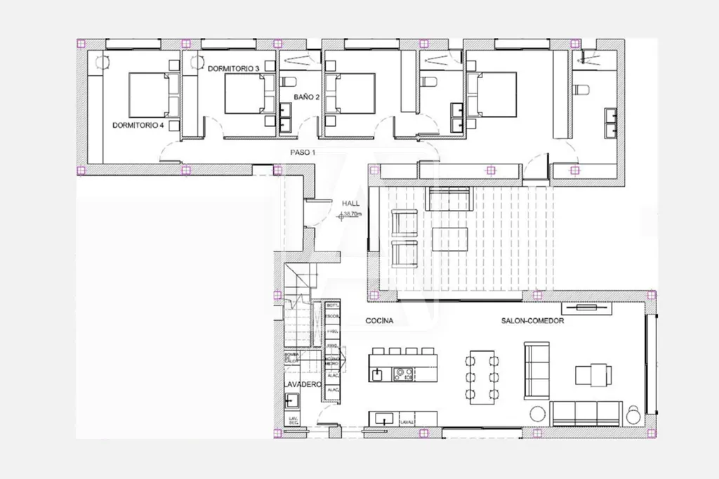 Plan - Ibiza-Style Villa with Sea View in Moraira